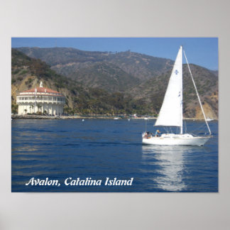 Avalon, ön Catalina Poster