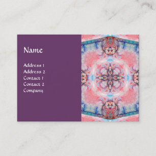 AVALON PSYCHEDELIC,rosa lila blue Visitkort