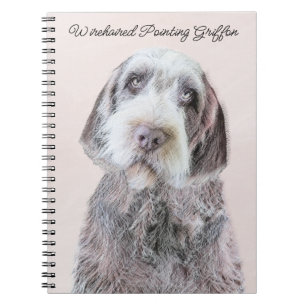 Avancerad målning av brytpunktsgitter - Hund Art Anteckningsbok