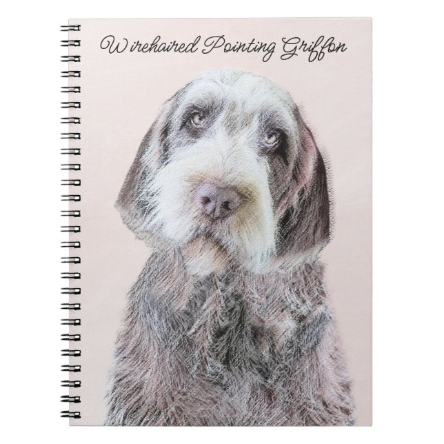 Avancerad målning av brytpunktsgitter - Hund Art Anteckningsbok (Framsidan)