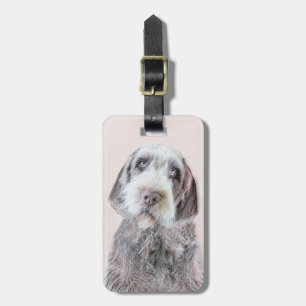 Avancerad målning av brytpunktsgitter - Hund Art Bagagebricka