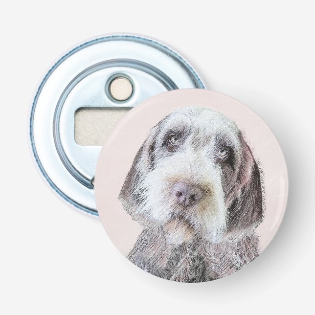 Avancerad målning av brytpunktsgitter - Hund Art Flasköppnare (Framsidan)