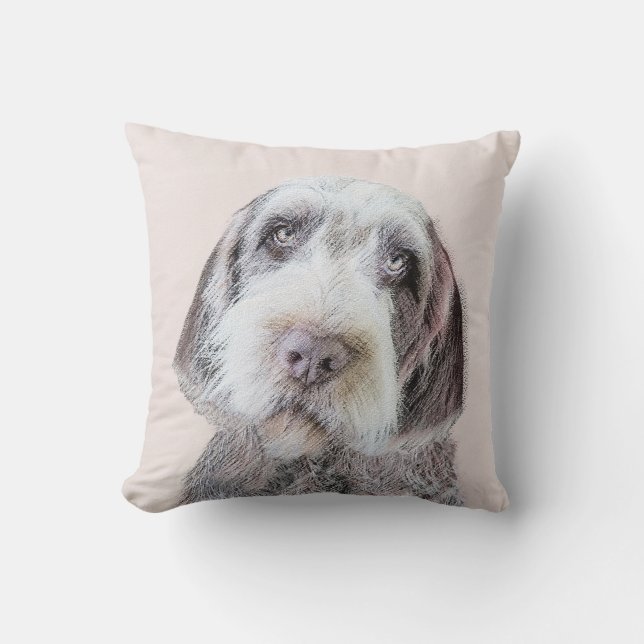 Avancerad målning av brytpunktsgitter - Hund Art Kudde (Framsida)