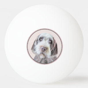 Avancerad målning av brytpunktsgitter - Hund Art Pingisboll