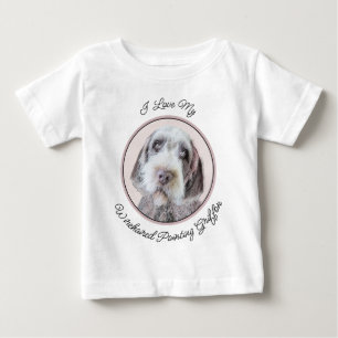 Avancerad målning av brytpunktsgitter - Hund Art T Shirt