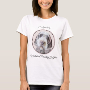 Avancerad målning av brytpunktsgitter - Hund Art T Shirt