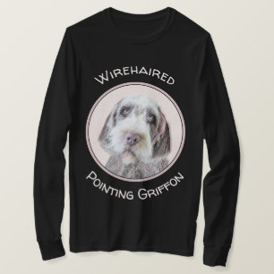 Avancerad målning av brytpunktsgitter - Hund Art T Shirt