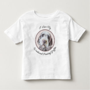 Avancerad målning av brytpunktsgitter - Hund Art T Shirt