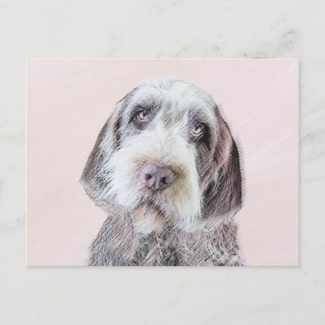 Avancerad målning av brytpunktsgitter - Hund Art Vykort (Framsida)
