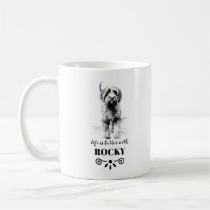 Avancerad pekskärmsknapp Anpassningsbarna hund Nam Kaffemugg