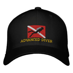 Avancerad SCUBA-diver-kapsyl Broderad Keps