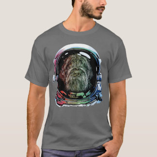 Avancerad stolpe Griffon Hund Astro T Shirt