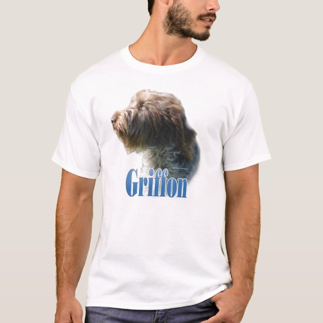 Avancerad stolpe Griffon Namn T Shirt (Framsida)