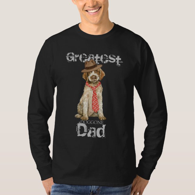 Avancerad stolpe Griffon Pappa Tee Shirt (Framsida)