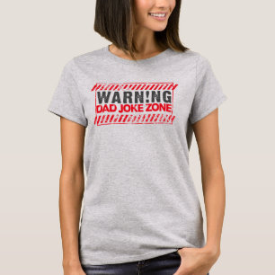 Avancerad textdesign Varning Pappa-Zon T Shirt