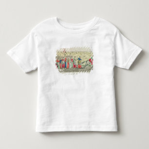 Avancerad vakt av kvinnorna som går till tee shirt