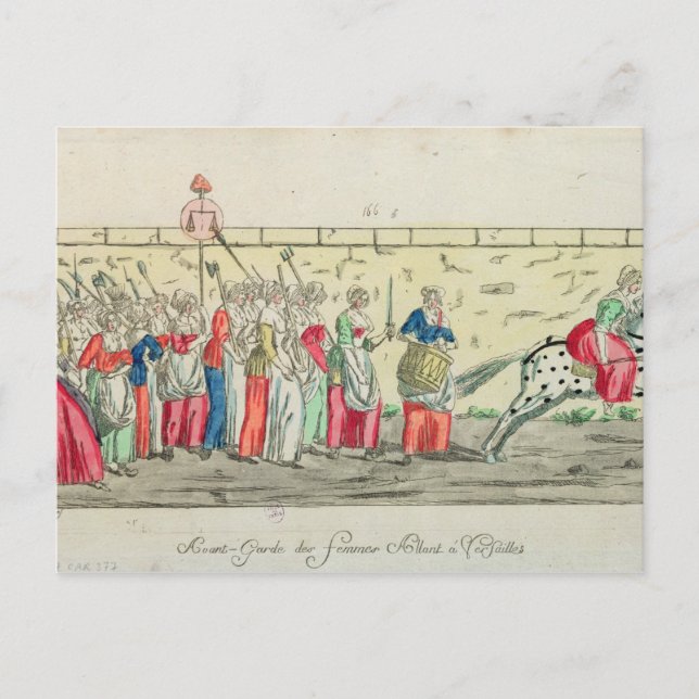 Avancerad vaktpost för kvinnor som ska till vykort (Framsida)