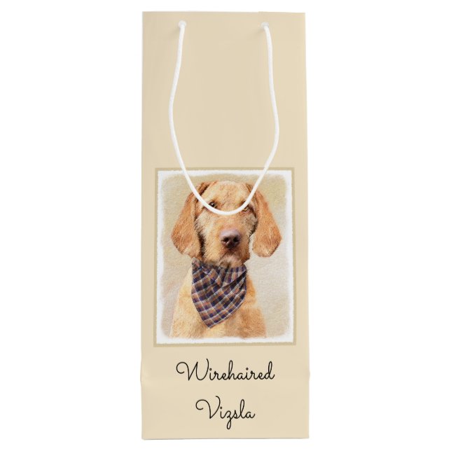 Avancerad Vizsla-målning - Cute Original Hund Art (Baksidan)