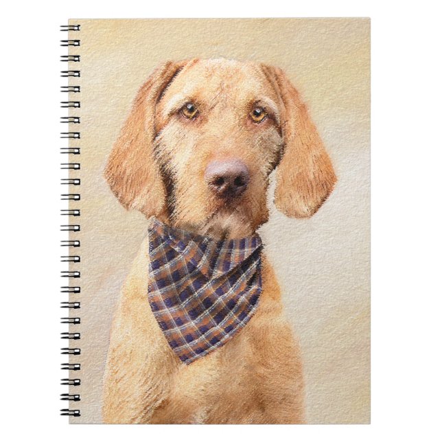 Avancerad Vizsla-målning - Cute Original Hund Art Anteckningsbok (Framsidan)
