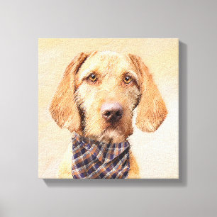 Avancerad Vizsla-målning - Cute Original Hund Art Canvastryck