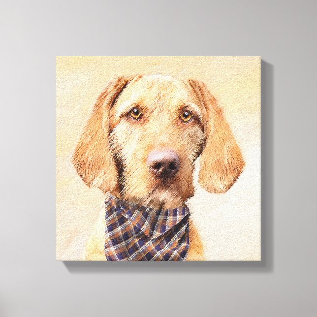 Avancerad Vizsla-målning - Cute Original Hund Art Canvastryck (Framsida)