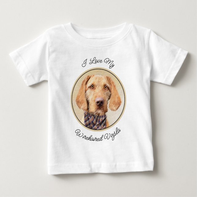 Avancerad Vizsla-målning - Cute Original Hund Art T Shirt (Framsida)