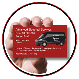 Avancerade elektriker tjänster visitkort