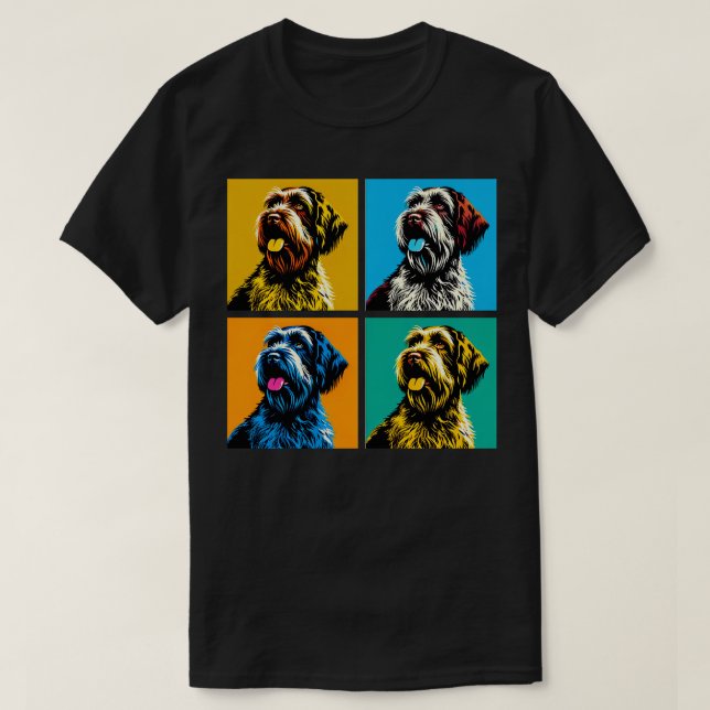 Avancerade pekknappar Art Hund älskare Gifts 2 T Shirt (Design framsida)