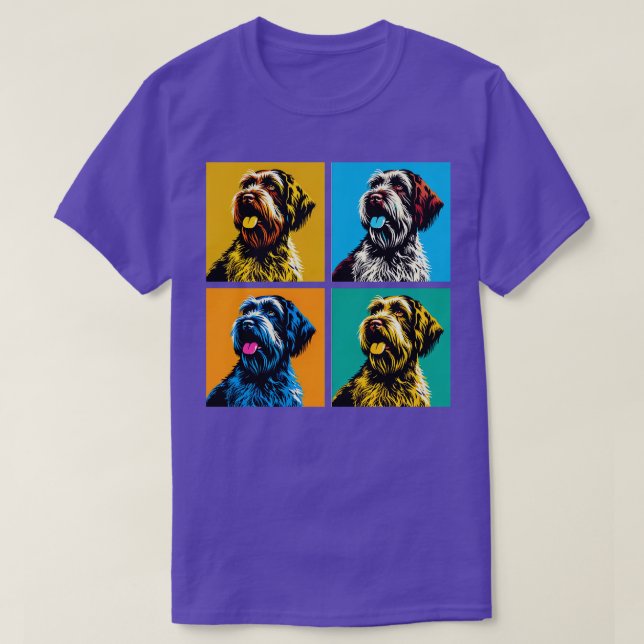 Avancerade pekknappar Art Hund älskare Gifts 2 T Shirt (Design framsida)