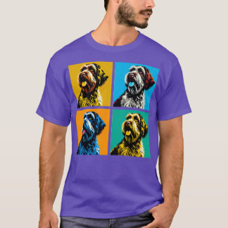 Avancerade pekknappar Art Hund älskare Gifts 2 T Shirt