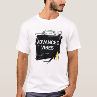 Avancerade Vibes Minimalistisk T-Shirt för Män