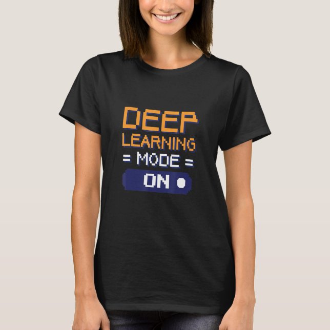 Avancerat inlärningsläge på Software Data Ingenjör T Shirt (Framsida)