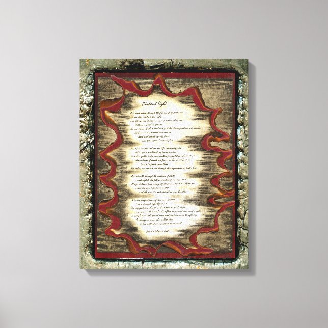 Avancerat ljus canvastryck (Framsida)