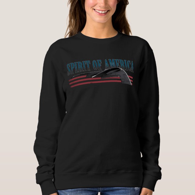 Avancerat militärt stealth bombflygplan t shirt (Framsida)