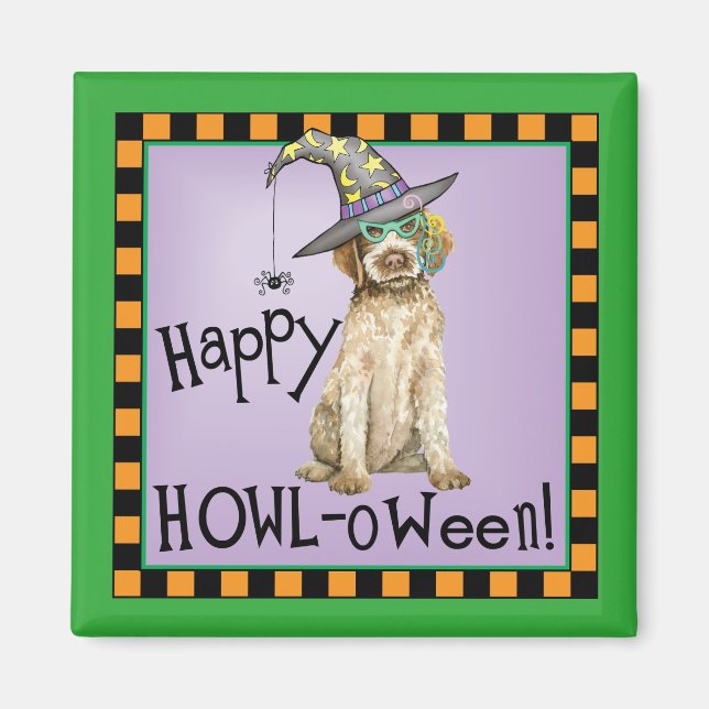 Avancerat pekande Griffon Witch Magnet (Framsidan)