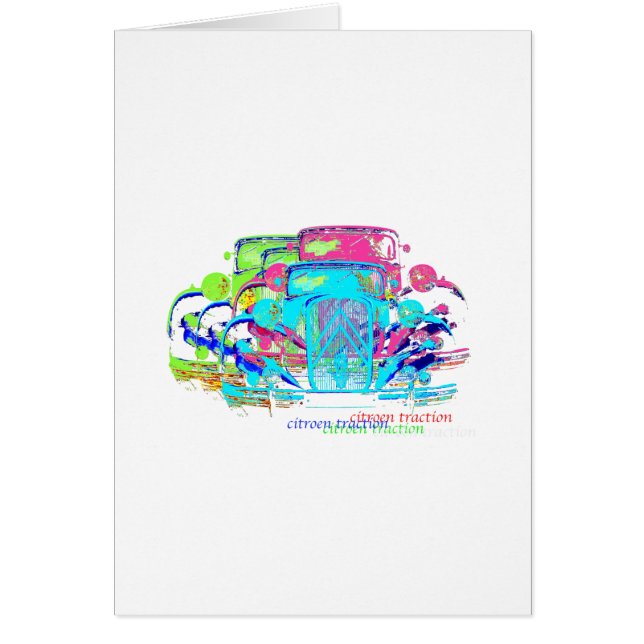 avant dragkraft hälsningskort (Framsidan)