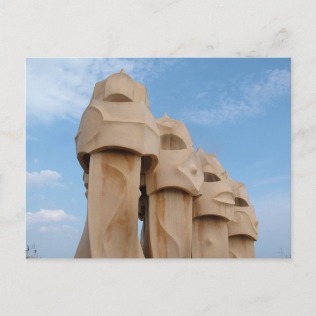 Avant Garde Barcelona Vykort (Framsida)