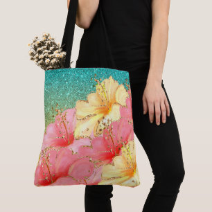 Avant Garde Blommigt Tote See Back Tygkasse