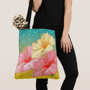 Avant Garde Blommigt Tote See Back Tygkasse