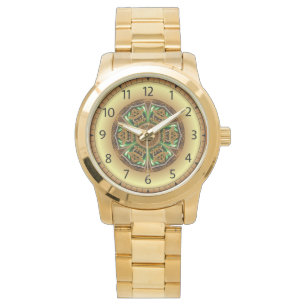 Avant - Garde, Grönt och Guld, design KNF 1 ~ Armbandsur