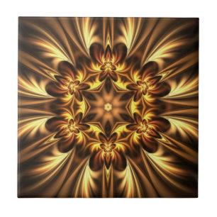 Avant-Garde ~ Guld Russet Black 052 ~ Kakelplatta