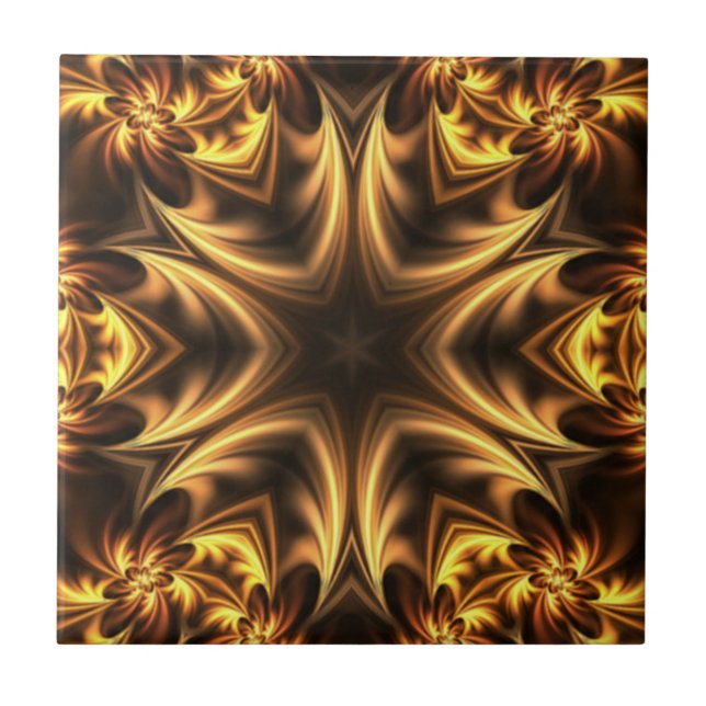 Avant-Garde ~ Guld Russet Black 053 ~ Kakelplatta (Framsidan)