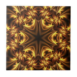 Avant-Garde ~ Guld Russet Black 054 ~ Kakelplatta