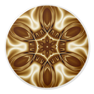 Avant-Garde ~ Guld ~ Silke och satängen 03 B ~ Knopp