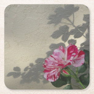 Avant-garde Rose och skugga Underlägg Papper Kvadrat