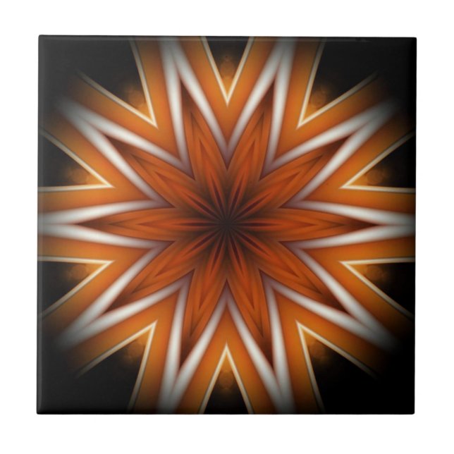 Avant-Garde ~ Starburst Russet and Black 0211 ~ Kakelplatta (Framsidan)