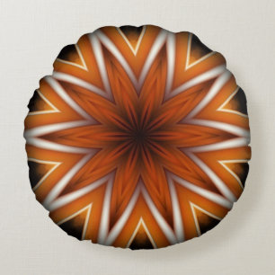 Avant-Garde ~ Starburst Russet and Black 0211 ~ R Rund Kudde