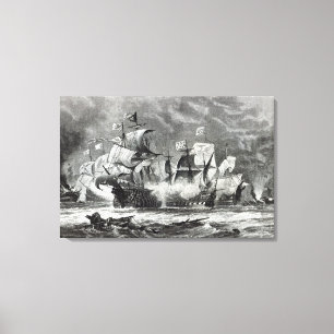 Avantgardet, under vinter för herr William Canvastryck