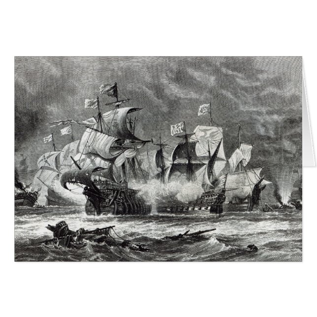 Avantgardet, under vinter för herr William Hälsningskort (Framsidan Horizontal)