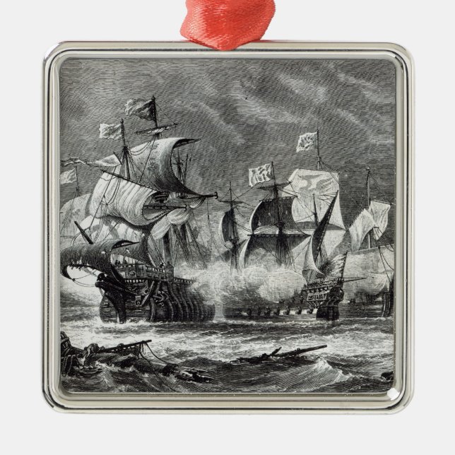 Avantgardet, under vinter för herr William Julgransprydnad Metall (Framsidan)